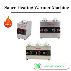 30-85℃/86-185°F Portable Jam Sauce Heating Warmer Machine Hot Cheese Chocolate Soy Heater Ketchup Warm Keeper for Restaurant