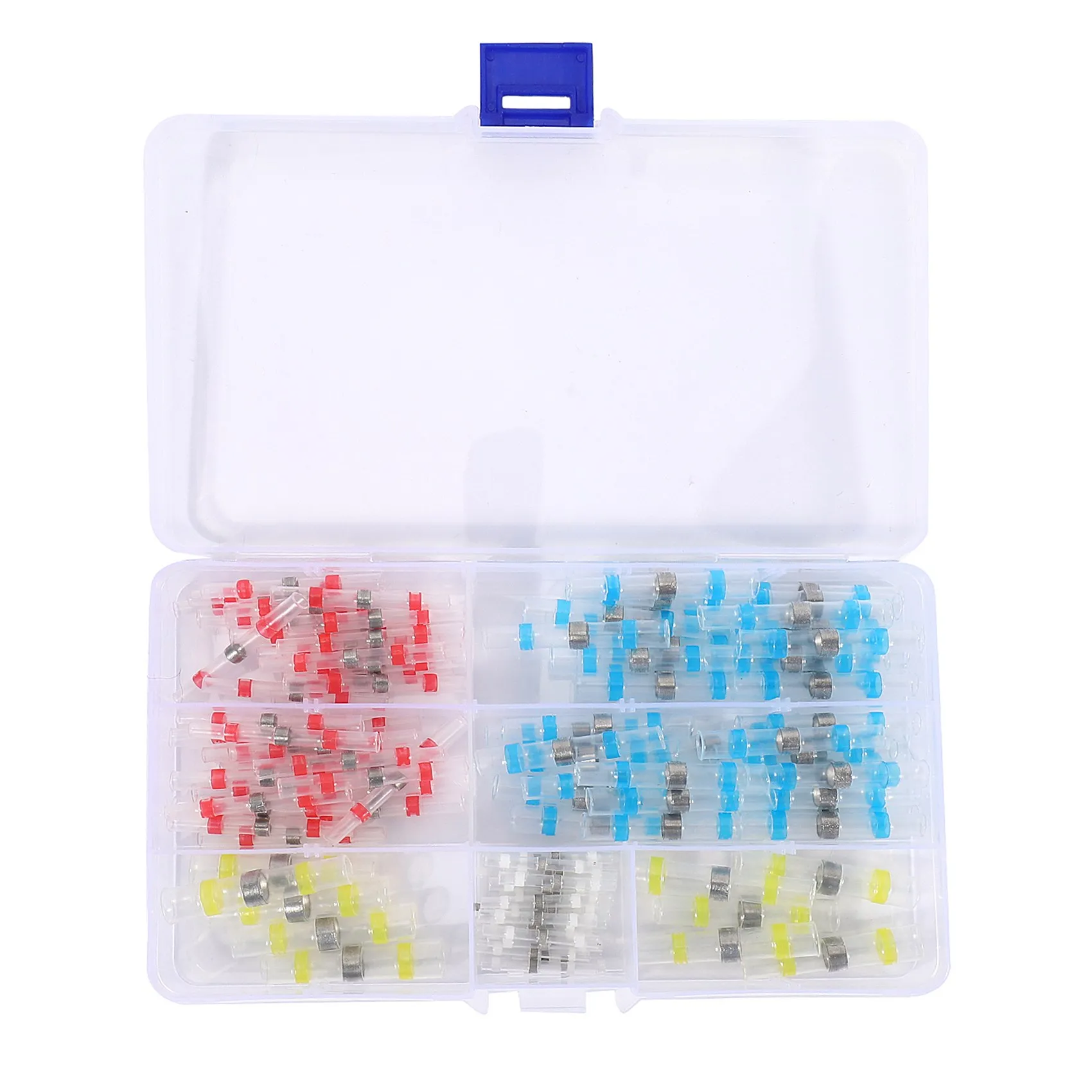 120Pcs Solder Seal Wire Connectors, Heat Shrink Butt Connector Waterproof Insulated Electrical Butt Terminals Wire Splice For Au