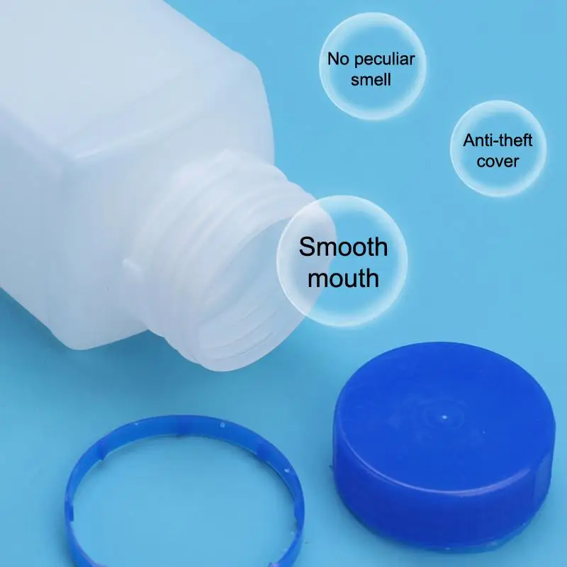 2-шт-белых-квадратных-пластиковых-бутылок-из-hdpe-объемом-250-500-800-мл-пустые-для-реагентов-лабораторных-образцов-с-синей-винтовой-крышкой-с-защитой-от-вскрытия