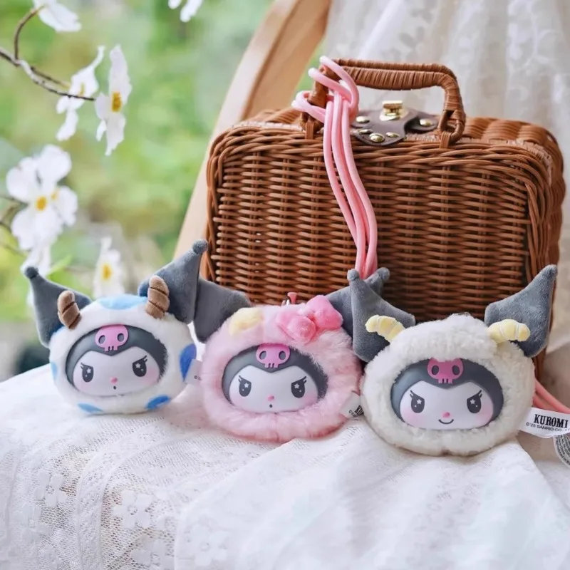 Sanrio Kuromi Zodiac Series Blind Box Cartoon Vinile Face Doll Bag Ciondolo per ragazze Regalo a sorpresa per Natale e Halloween