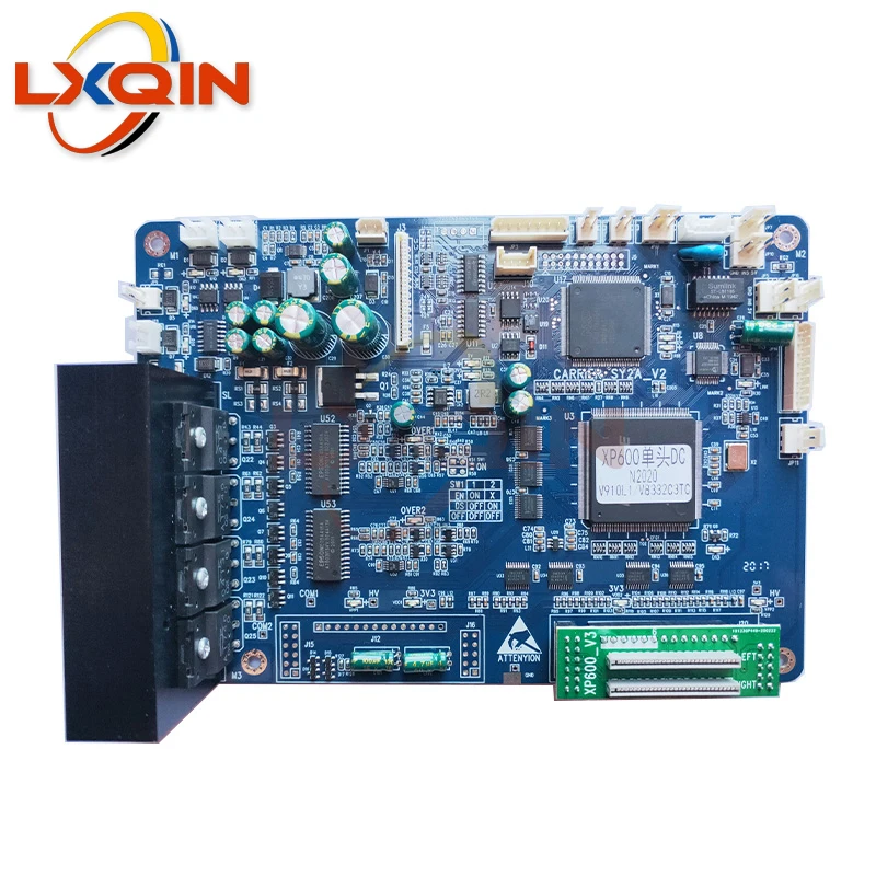 Imagem -02 - Lxqin-placa Principal para Impressora Eco Solvente Carriage Board Cabeça Única Placa Principal Adequado para Epson Xp600 v6 V12 Senyang Nova Versão