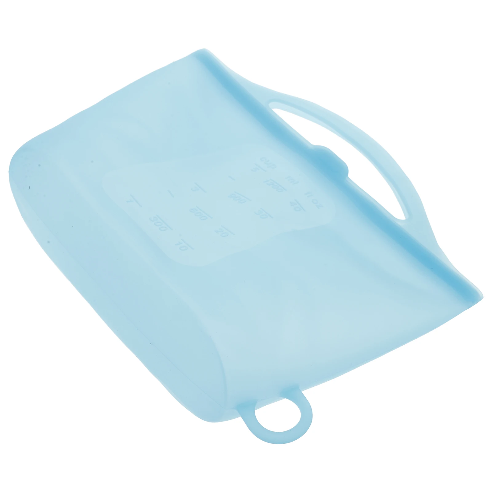 

Reusable Silicone Food Storage Bag 1200ml Half Keeping Steam Bag for Microwave Vegetables Baby Bottle