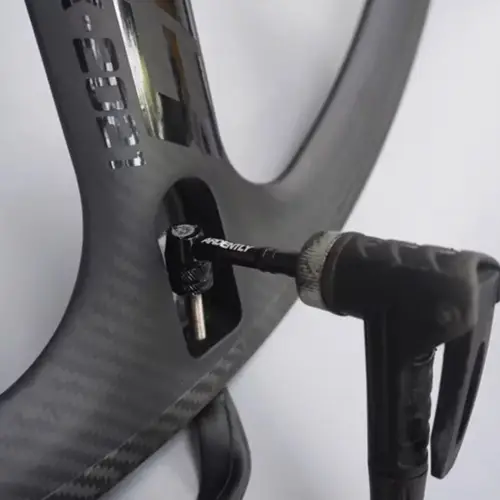 Imagen 1 del producto Adaptador de 90 grados para rueda de disco de bicicleta, válvula de bomba Presta, adaptador de llanta, Conector de conversión, accesorios de ciclismo