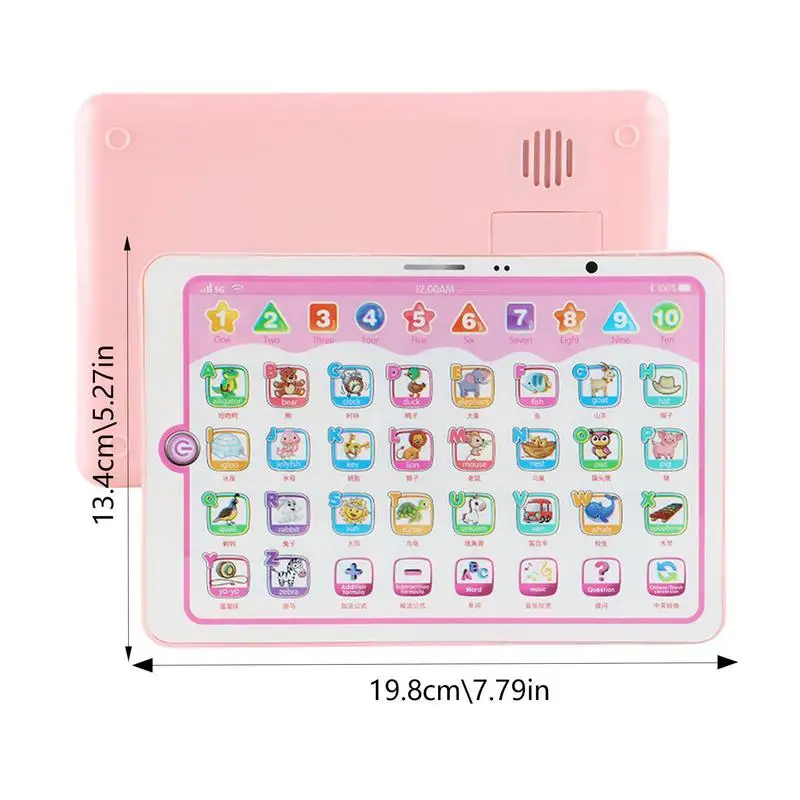 Kids Learning Tablet Tablet Learning Machine Number ABC Learning Toys Interactive Toy Early Educational Number ABC Learning Toys