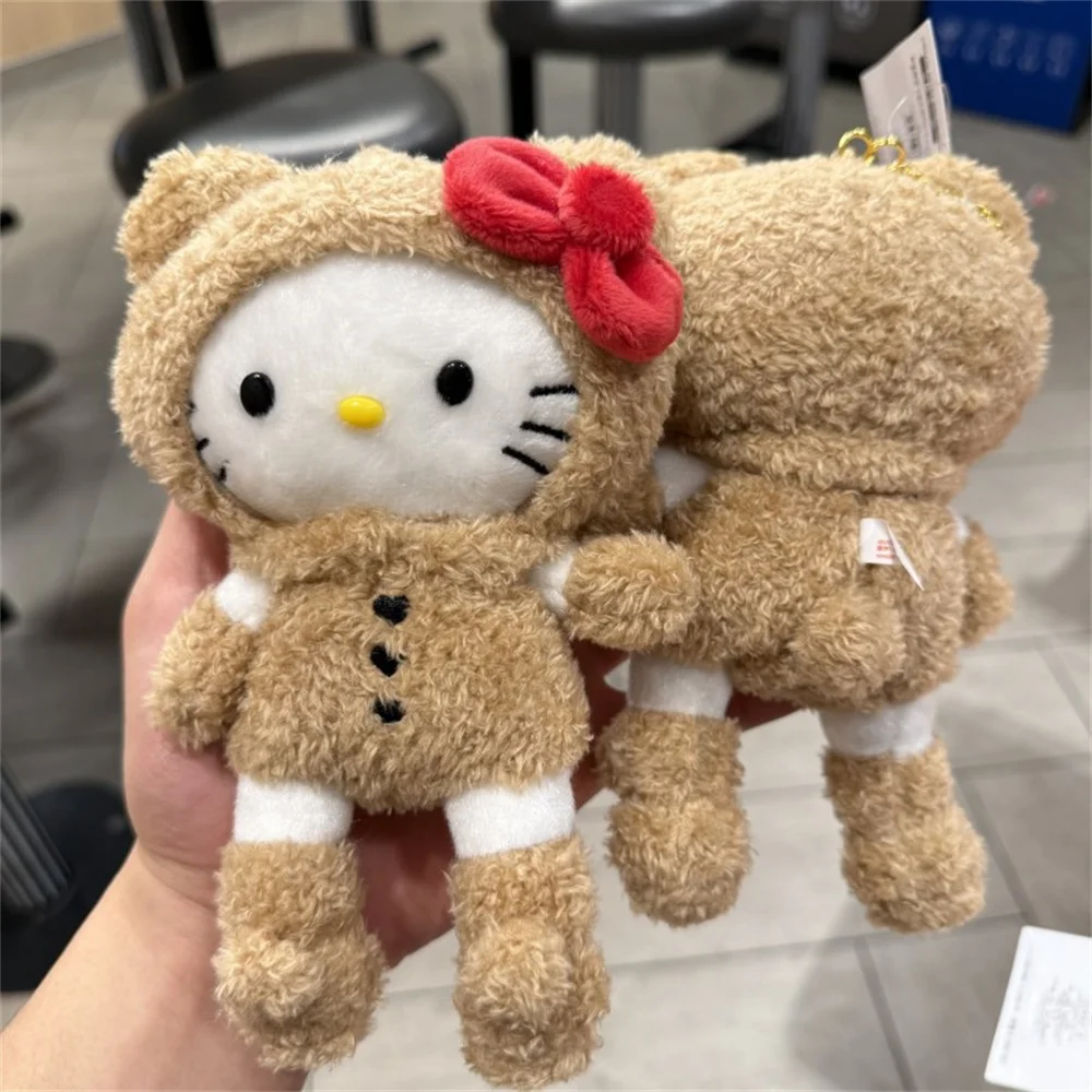 Cartoon Hello Kitty długie nogi pluszowy brelok Kawaii para tornister wisiorek Pp bawełna wypchana lalka prezent urodzinowy