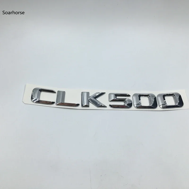 For W209 CLK Class CLK55 CLK63 CLK200 CLK220 CLK230 CLK550 Emblems Tail Logo Chrome Stickers