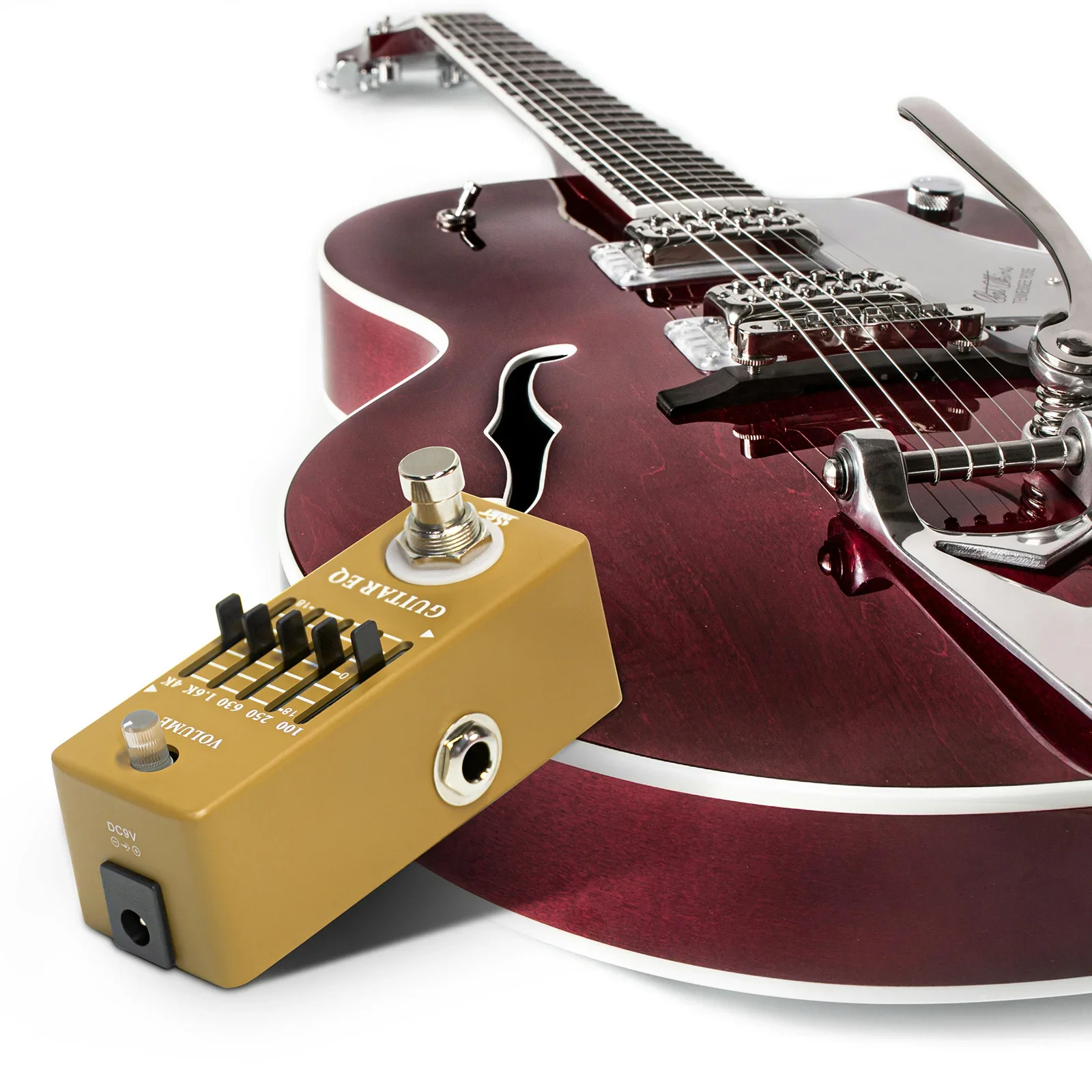 ISET Electric Guitar Effects Pedal True Bypass Compressor/Fuzz/Overdrive/Distortion/Flanger/Booster Effect Pedal Guitar Part