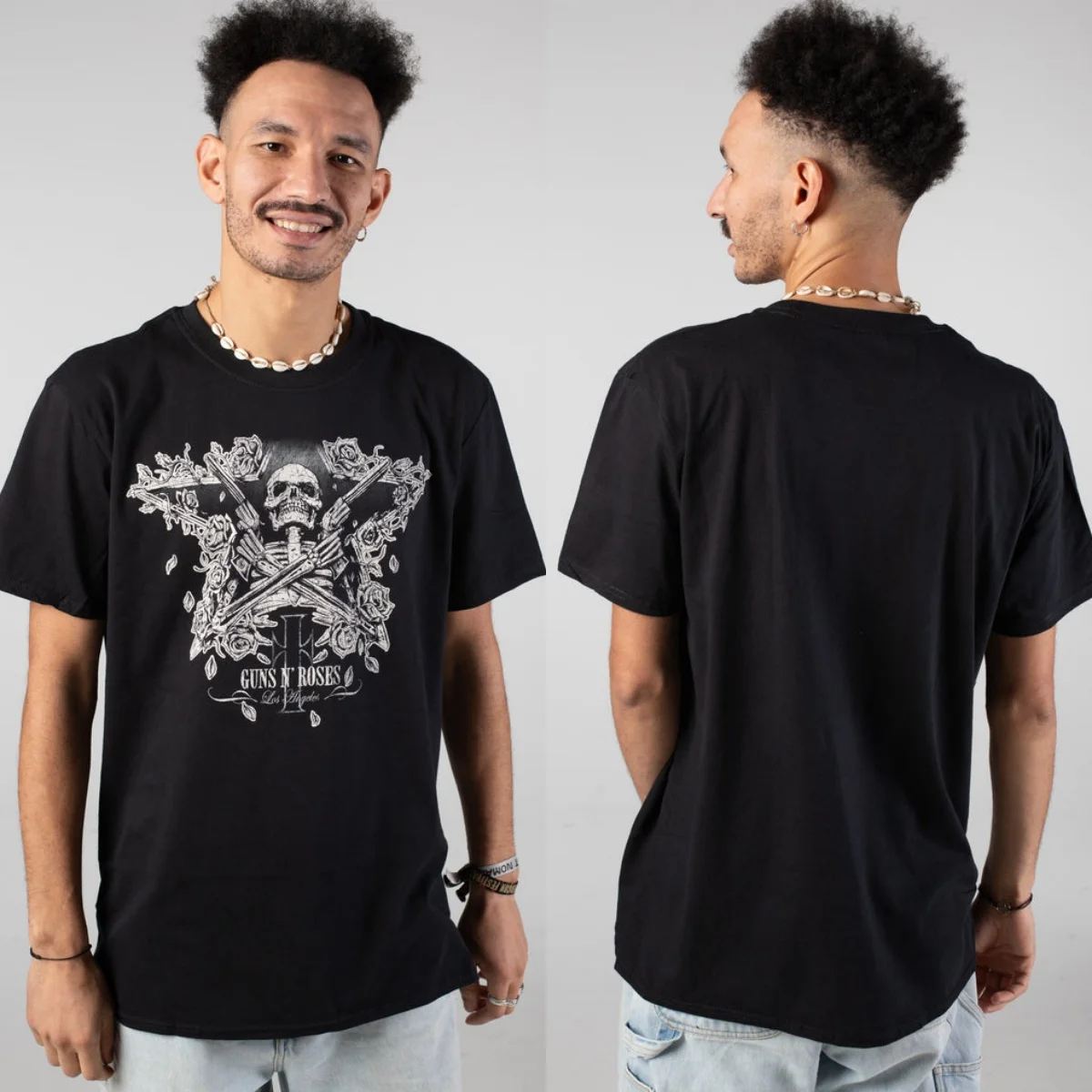 Y2k Guns N' Roses Graphic Cotton T-shirt Unisex Summer Short Sleeve Fashion Brand Tee Luxury Casual Vintage Tees