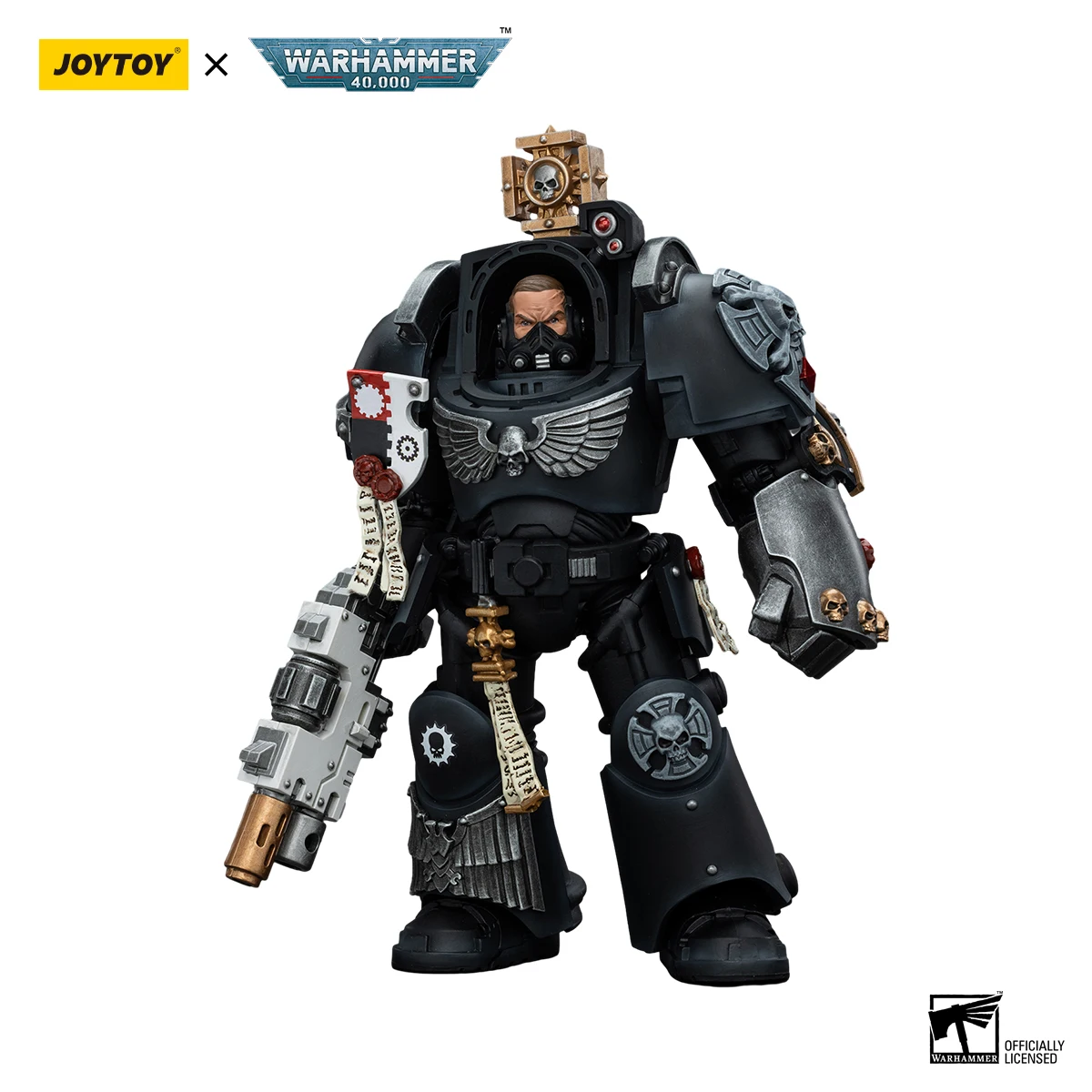 JOYTOY Warhammer 40,000 1/18 figurines d'action mains en fer capitaine en Terminator armure Anime modèle militaire