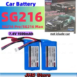 JHD SG216 MAX Car Batterys High Speed RC Car Original 7.4V 1500mAh SG116 MAX Part Car Battery for SG116PRO SG216PRO