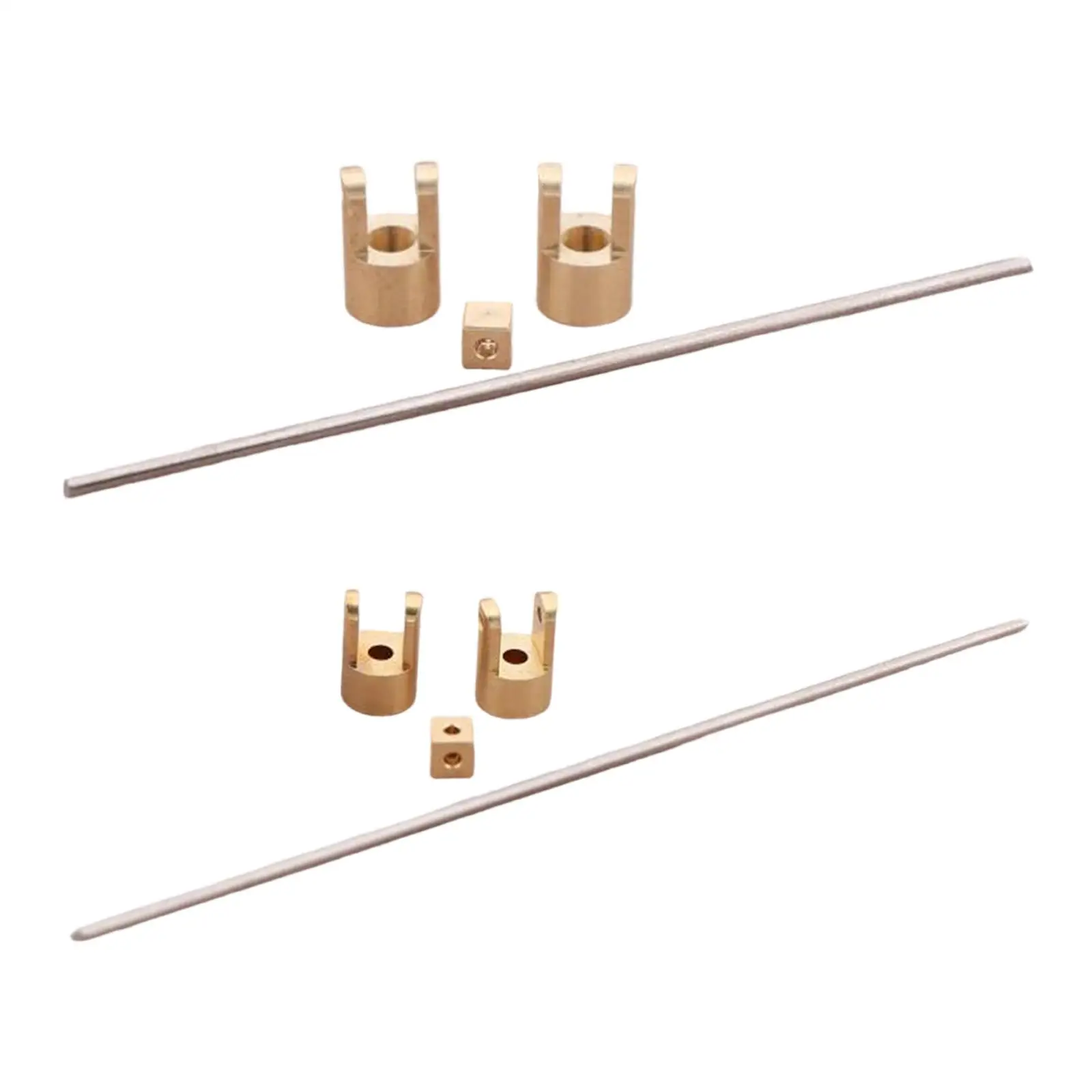 Model Universal Joint Micro Coupling Rod Connector Metal Durable Precision Fitting for Toy Car Assembly Parts