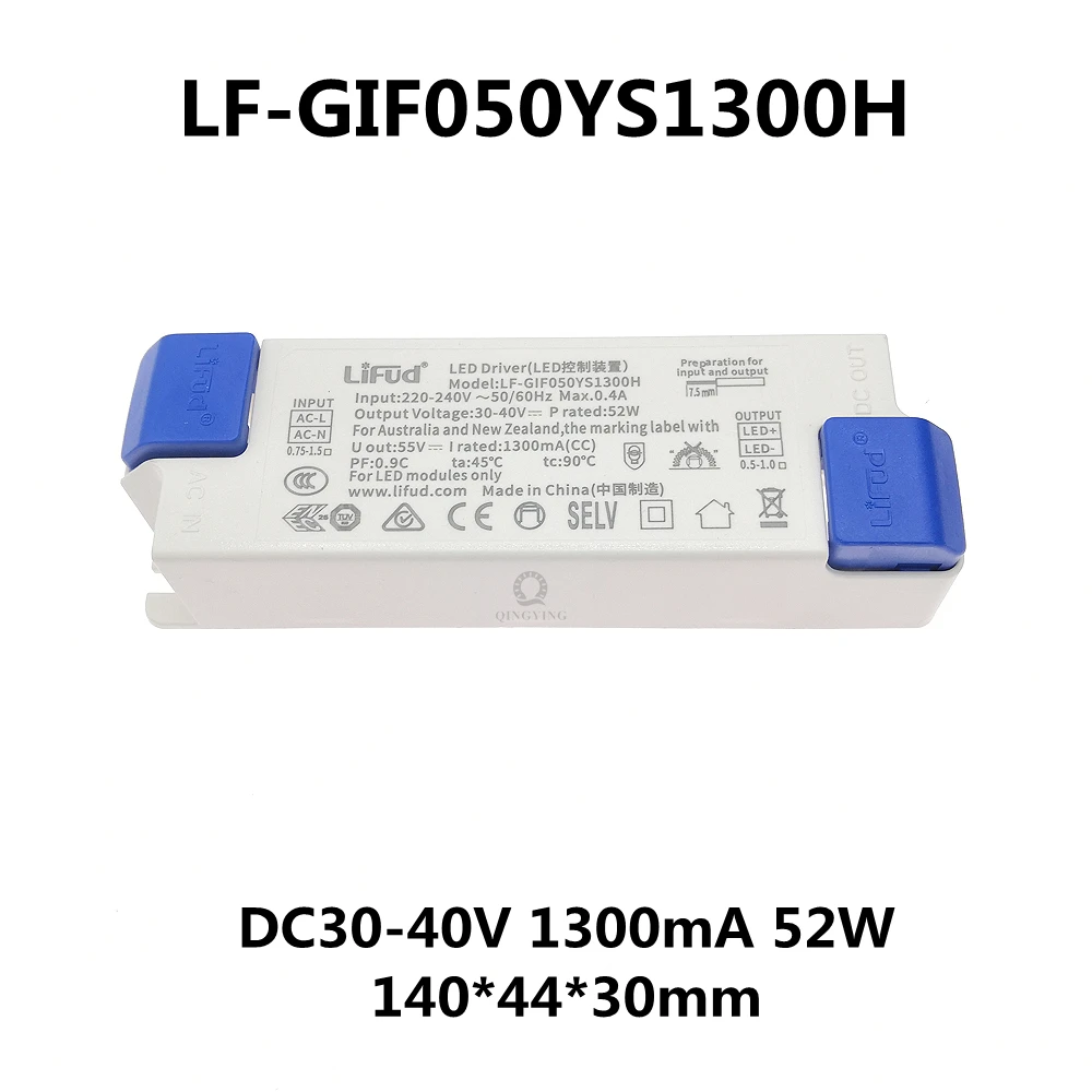 Lifud LED Driver YM YS Series 25-42V 800mA 900mA 1000mA 1050mA 1200mA 1300mA 1400mA 1500mA 40-60W LED Power Supply Transformer