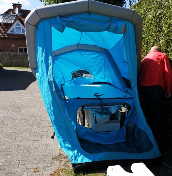 

Wholesale Inflatable Motorcycle Garage Tent Airtight Bubble Motor Storage Cover for Bike Winter Protection