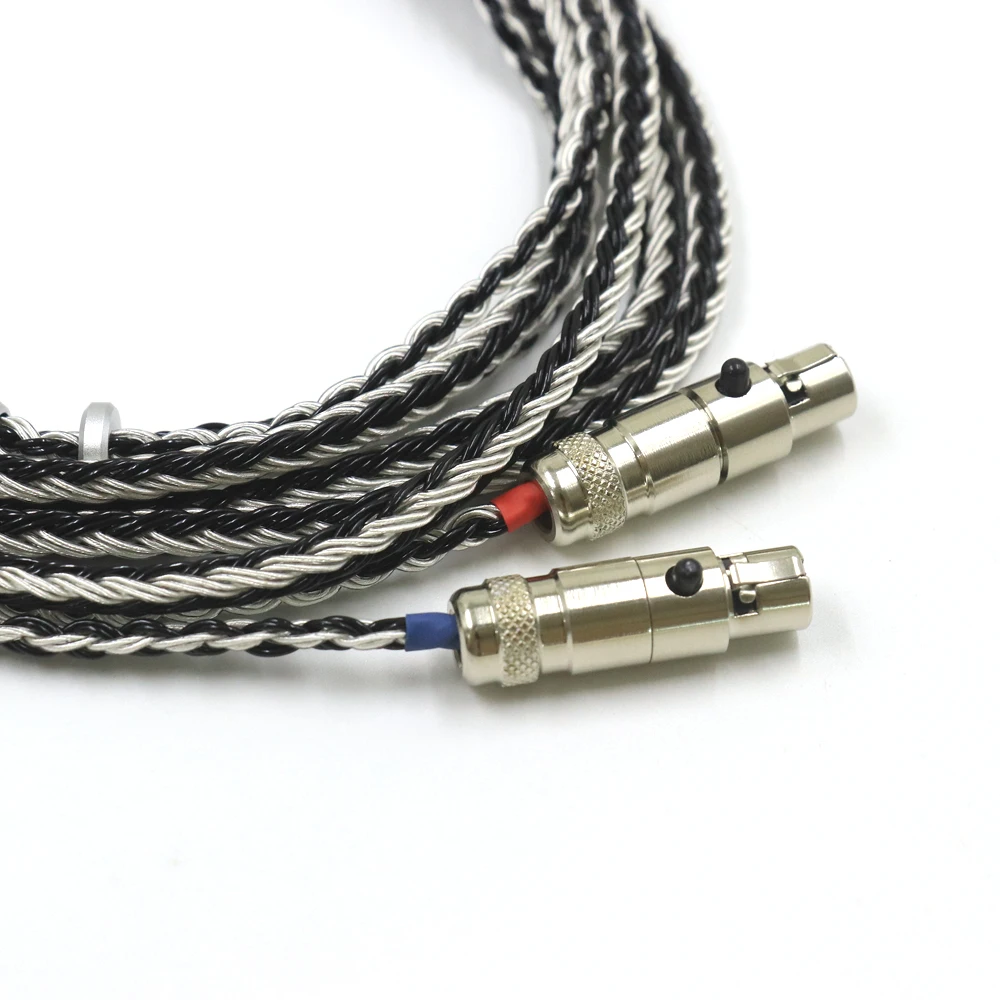 Wysokiej jakości 16 rdzeń 2.5 3.5 4.4mm XLR zbalansowane słuchawki hi-fi Upgrade Cable dla Audeze LCD-2, LCD-3, LCD-4, LCD-X, LCD-XC