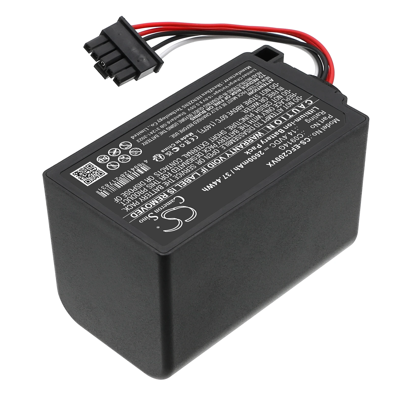 Replacement 14.4V 2600mAh/3400mAh Vacuum Battery C0914G T290H for Eufy Auto-Empty C10, Omni C20 Robot Vacuum