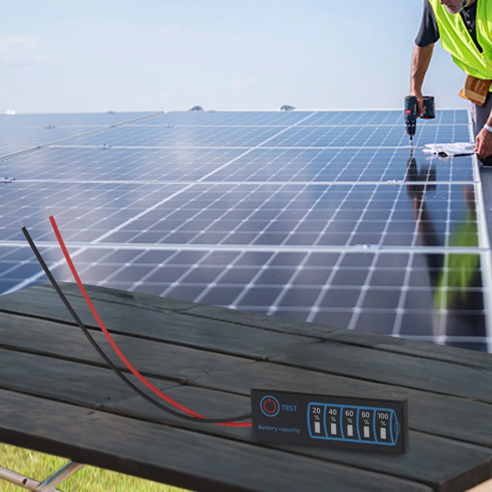 Accurate Battery Level Indicator for 3 Series Ternary Lithium Iron Phosphate Acid Batteries Convenient and Reliable