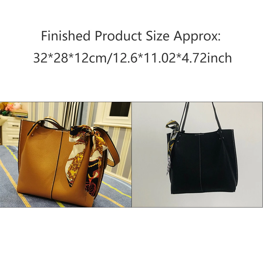 Paper Sewing Template for DIY Leather Handbag
