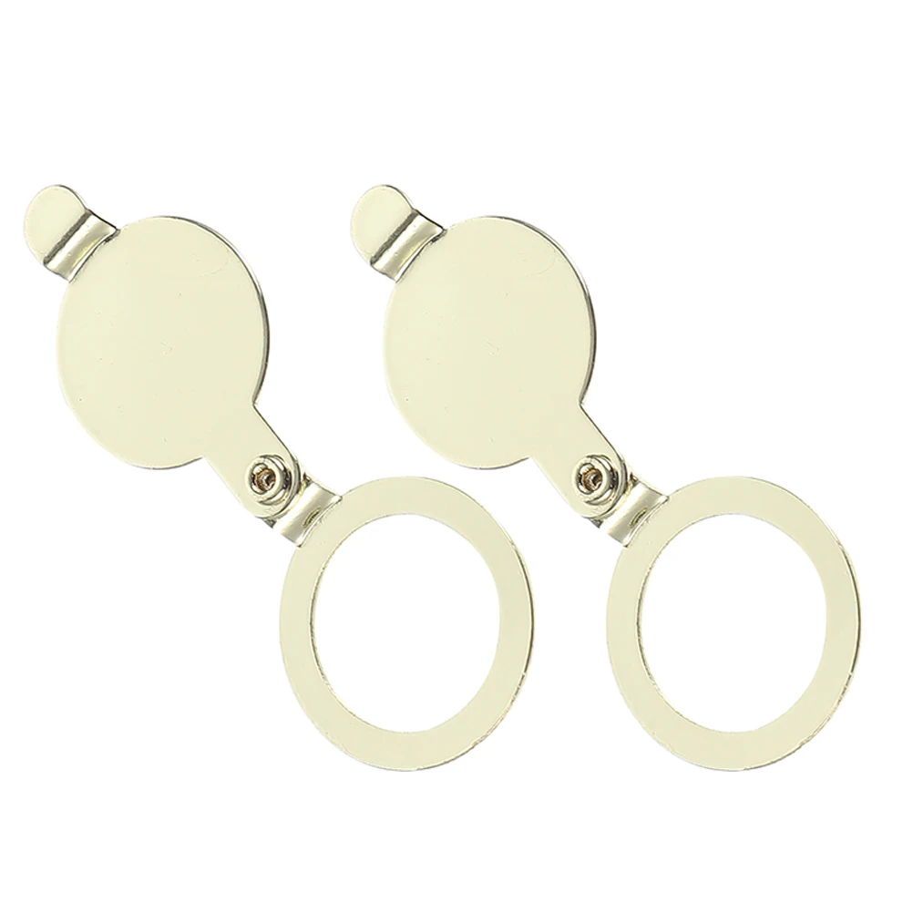 2 pezzi Cat Eye Cover posteriore Tappo per visore per porta in rame massiccio Privacy Spioncino Protezione Anti Accessori per porte di casa