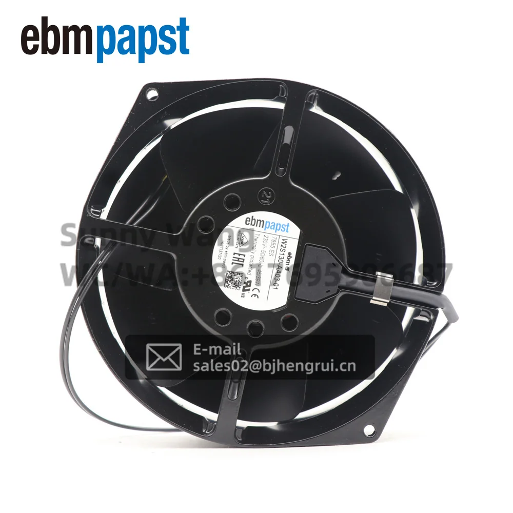 W2S130-AA03-01 230VAC 15055 Axial Compact Flow Fan For Cabinet Inverter