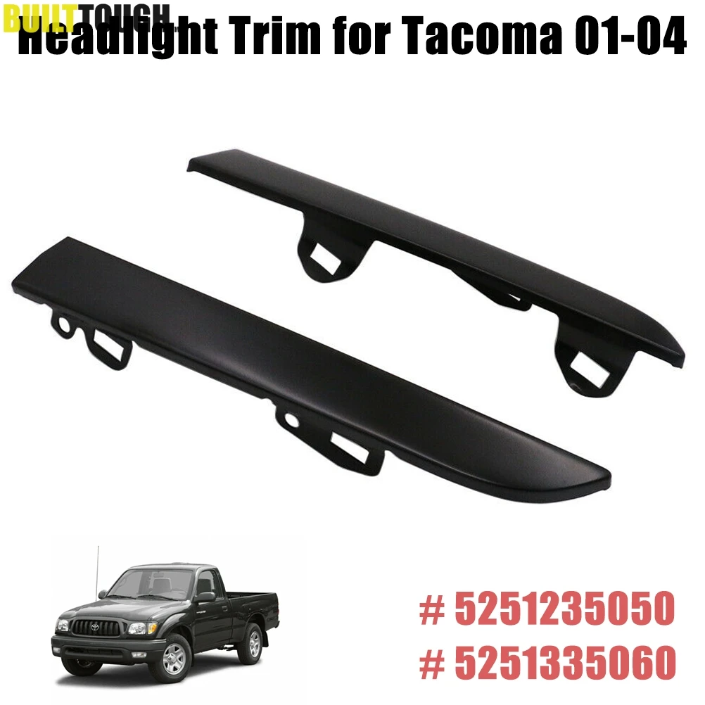 

Fit For TY Toyota Tacoma 2001 2002 2003 2004 Front Bumper Grille Headlight Filler Trim Panels Left Right Pair 5251335060