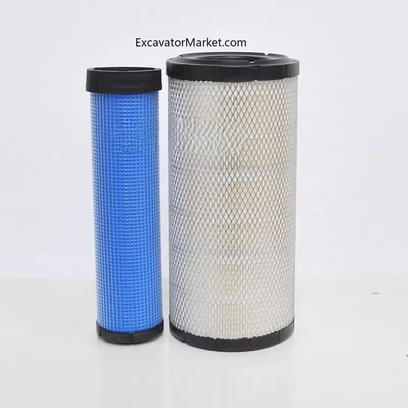 Excavator Parts For Sany 85 95 115 135-8-9-10 Yuchai 85 Liugong 906 Excavator Air Filter Element Excavator Parts