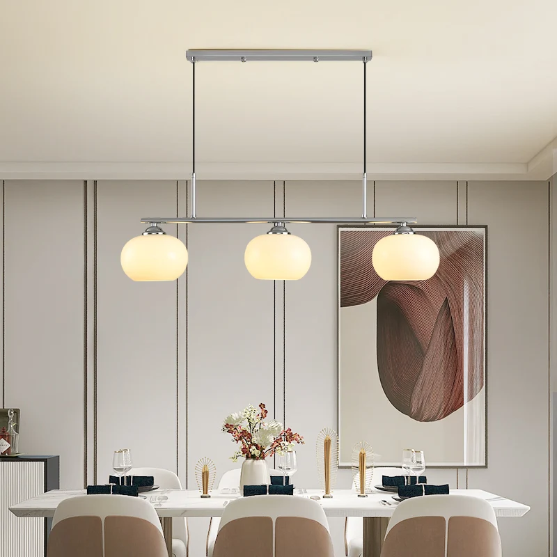 Candelabros colgantes de caqui para sala de estar, accesorios para el hogar, comedor moderno, minimalista, nuevo diseño de moda, 2023