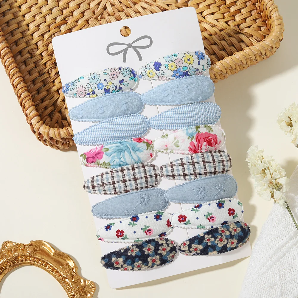 16 Stück/Set Niedliche Bedruckte Kinder-Haarspangen Handgefertigte BB-Clips Haardekoration für Mädchen und Babys Mädchen-Haaraccessoires – Detail 13