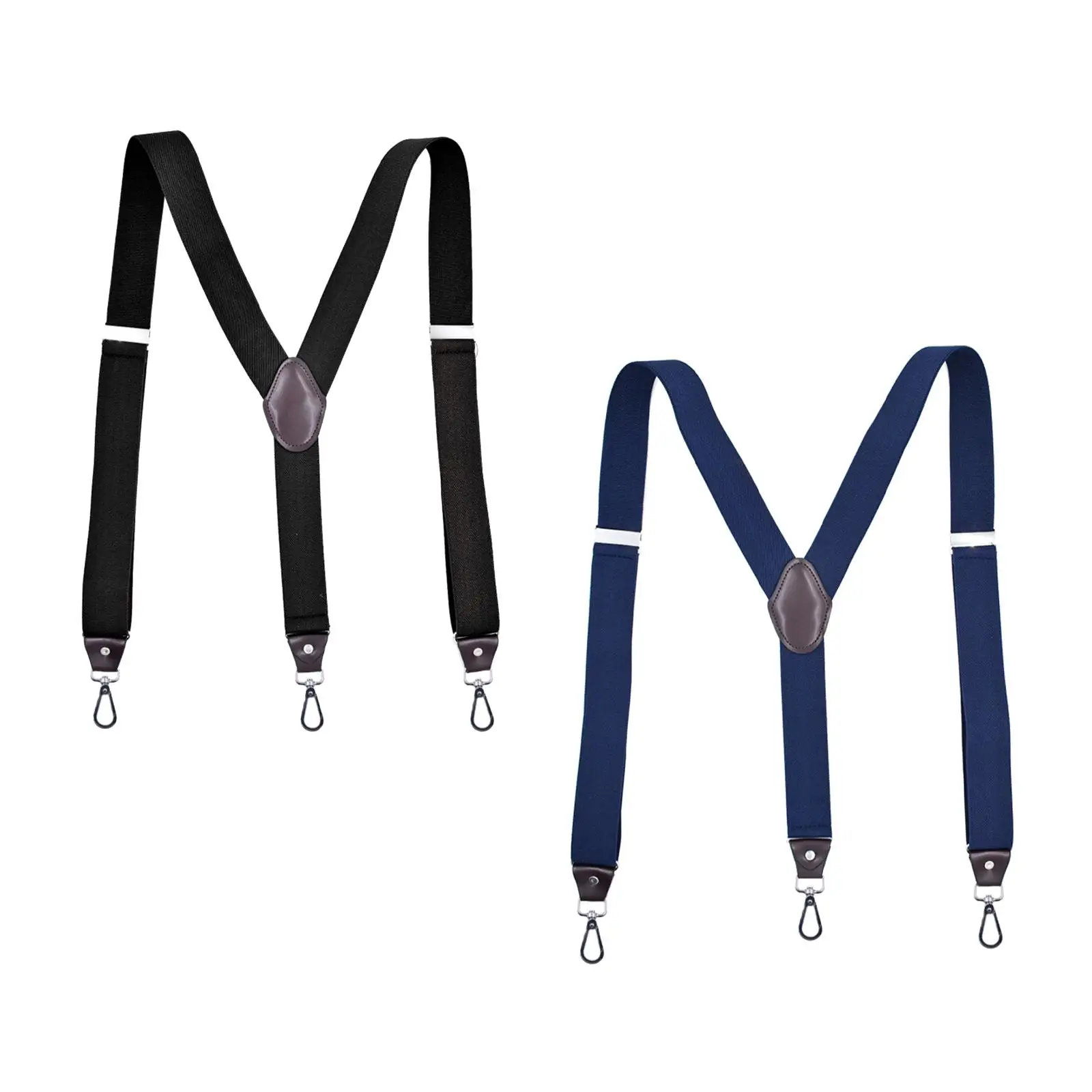 Stylish Men's Adjustable Belted Suspenders for Formal Attire