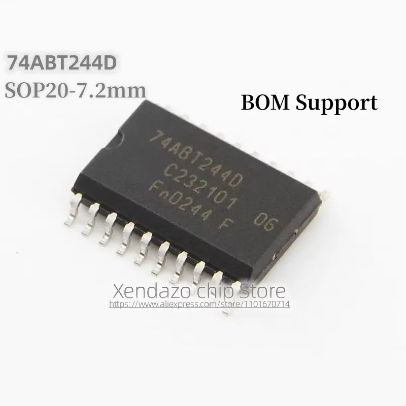 5pcs/lot 74ABT244D 74ABT244 SOP20-7.2mm package Wide body patch Original genuine
