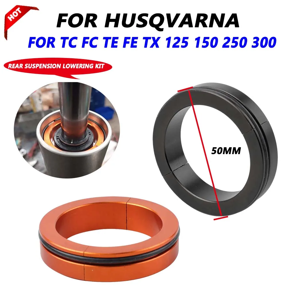 

For HUSQVARNA TX300 TX125 TC FC TE FE TX 125 150 250 350 450 501 Motorcycle 50MM Front Rear Fork Suspension Shock Lowering Kit