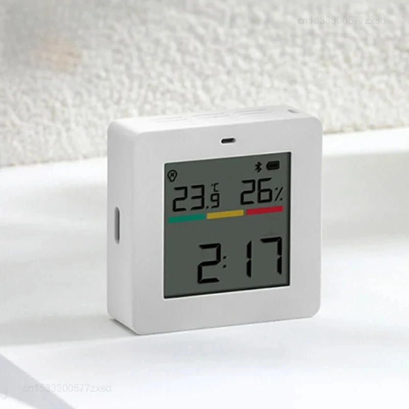 Xiaomi Miaomiaoce Air Quality Detector CO2 Temperature Humidity Time Four Effects in 1 Smart APP Control Vertical Type Sensor