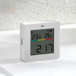 Miaomiaoce Air Quality Detector CO2 Temperature Humidity Time Four Effects in 1 Smart APP Control Vertical Type Sensor