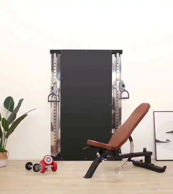 %a- Dinuo Custom OEM/ODM Gym Equipment Double Wall Mounted Cable Crossover Trainer Machine with  Cast Iron Panel