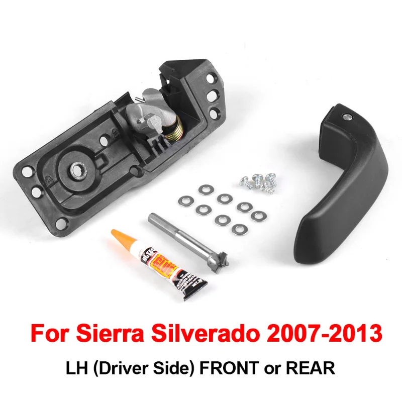 

Door Handle Repair Kit Interior Inside LH Driver for Chevrolet Silverado GMC Sierra 07-13 Car Accessories