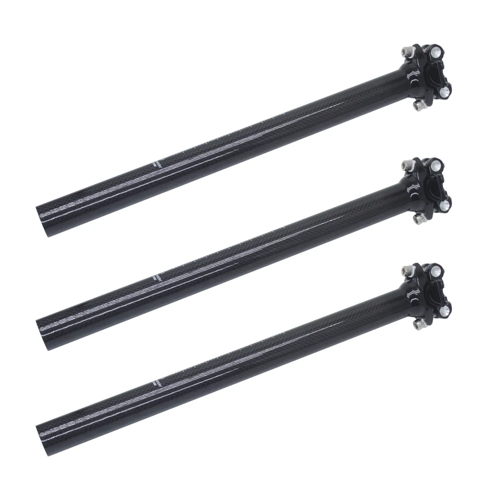 

Карбоновый подседельный штырь для велосипеда, подседельный штырь для шоссейного/горного велосипеда, глянцевый 3K, 27,2, 30,8, 31,6 мм * 350, 400 мм, для езды.