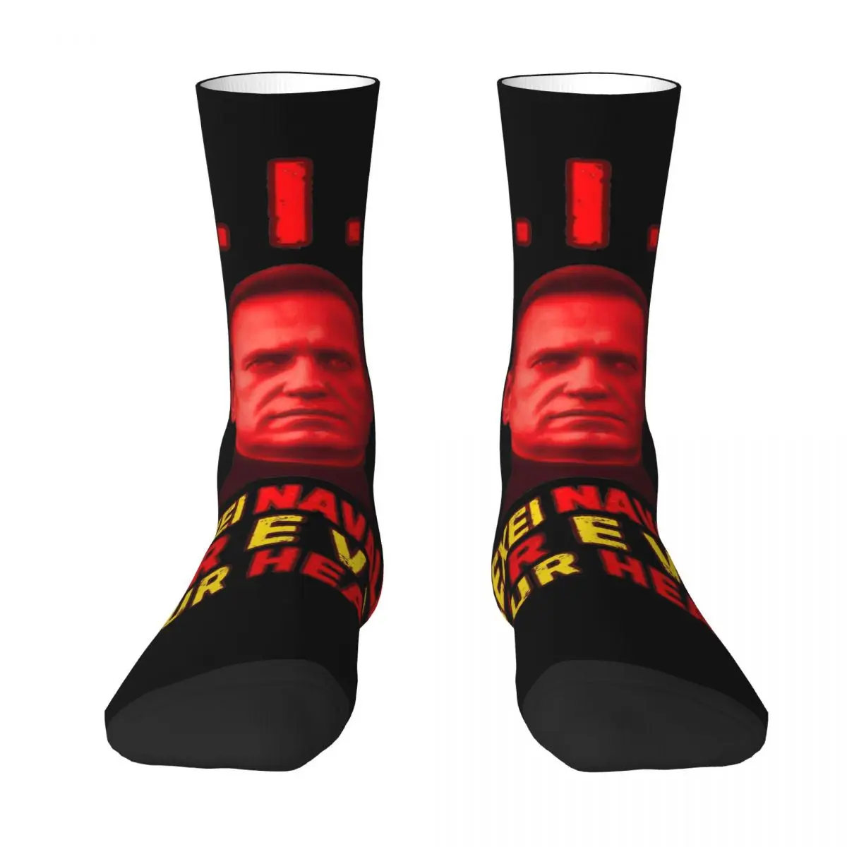 RIP ALEXEI NAVALNY FOREVER Socks Men's Women's Polyester Funny Happy Socks Novelty Spring Summer Winter Middle Tube Socks Gifts