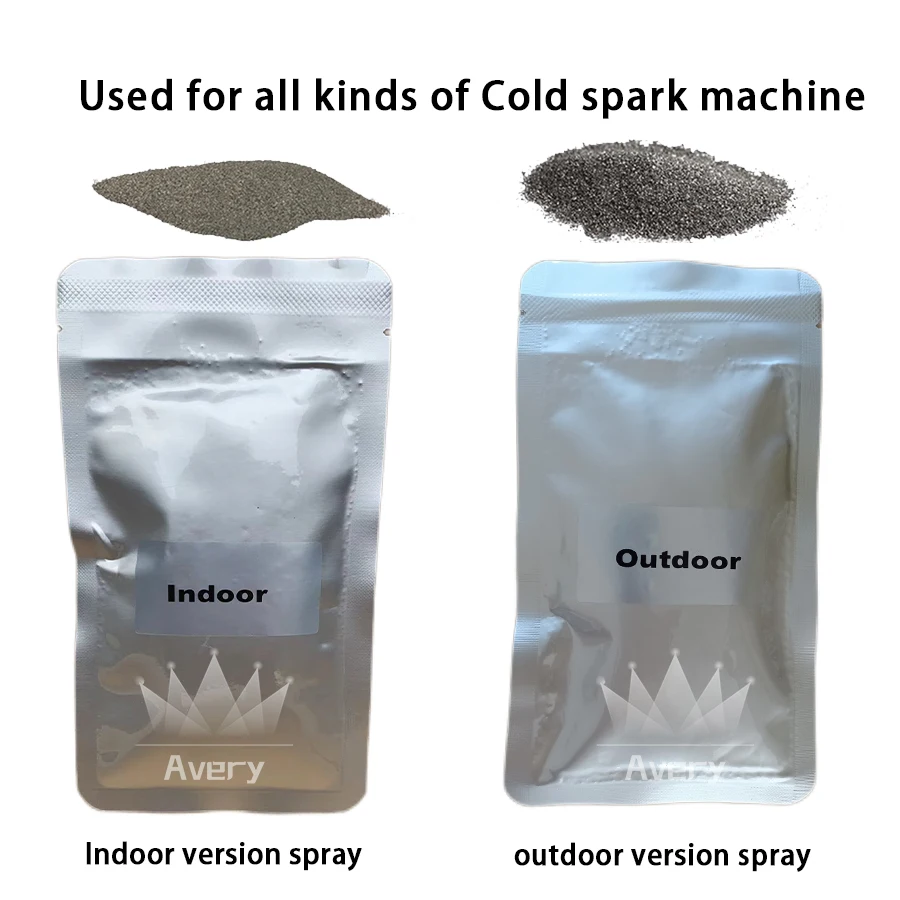 1~100 Bag Ti Powder Cold Spark Machine Wedding Party Events 200g Safe Metal Powder MSDS Certification Cold Spark Powder Indoor