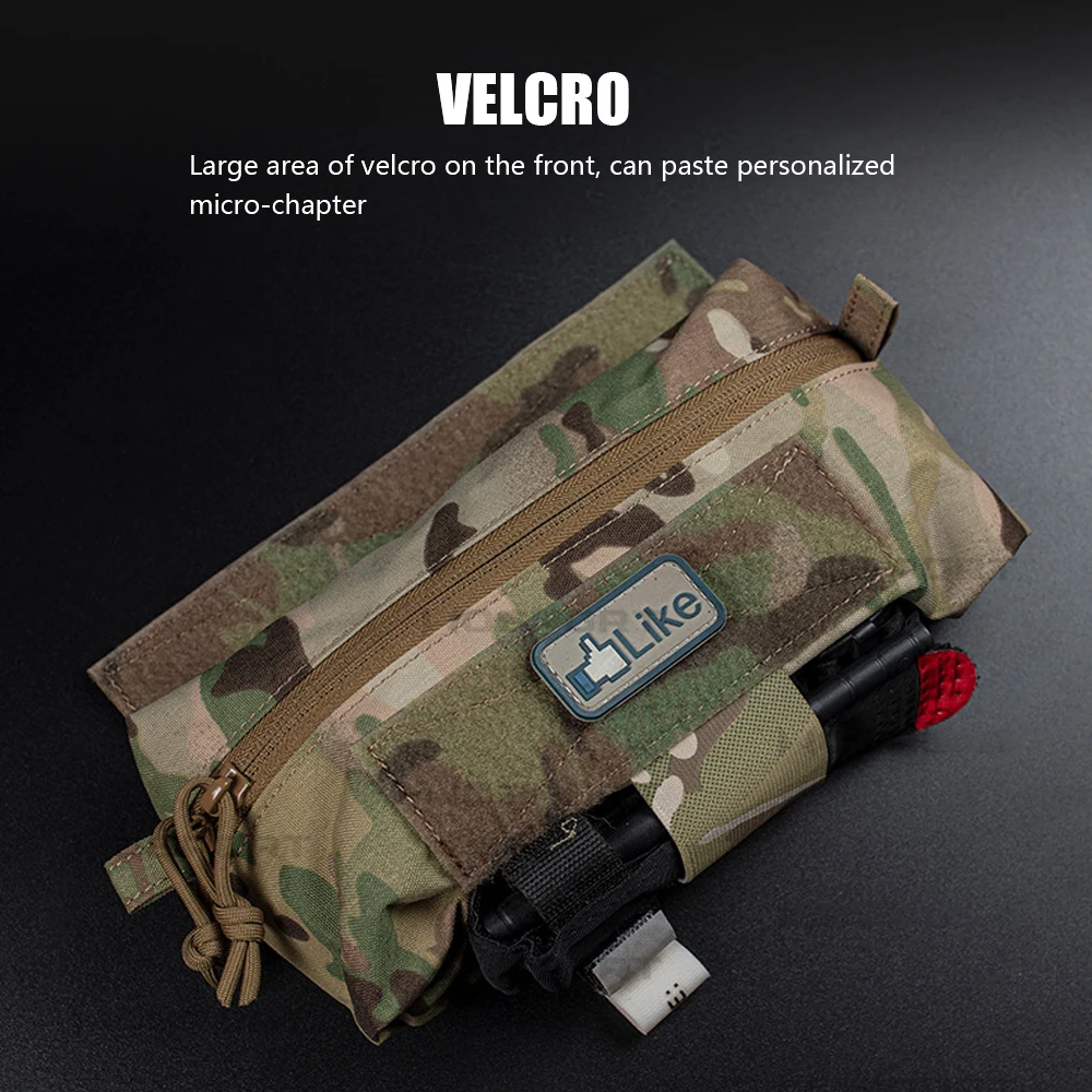 V5 PC Tactical Vest Accessories FC Mini Drop Pouch Chest Hanging Magazine Bag Militar Hunting Vest Small Sub-package