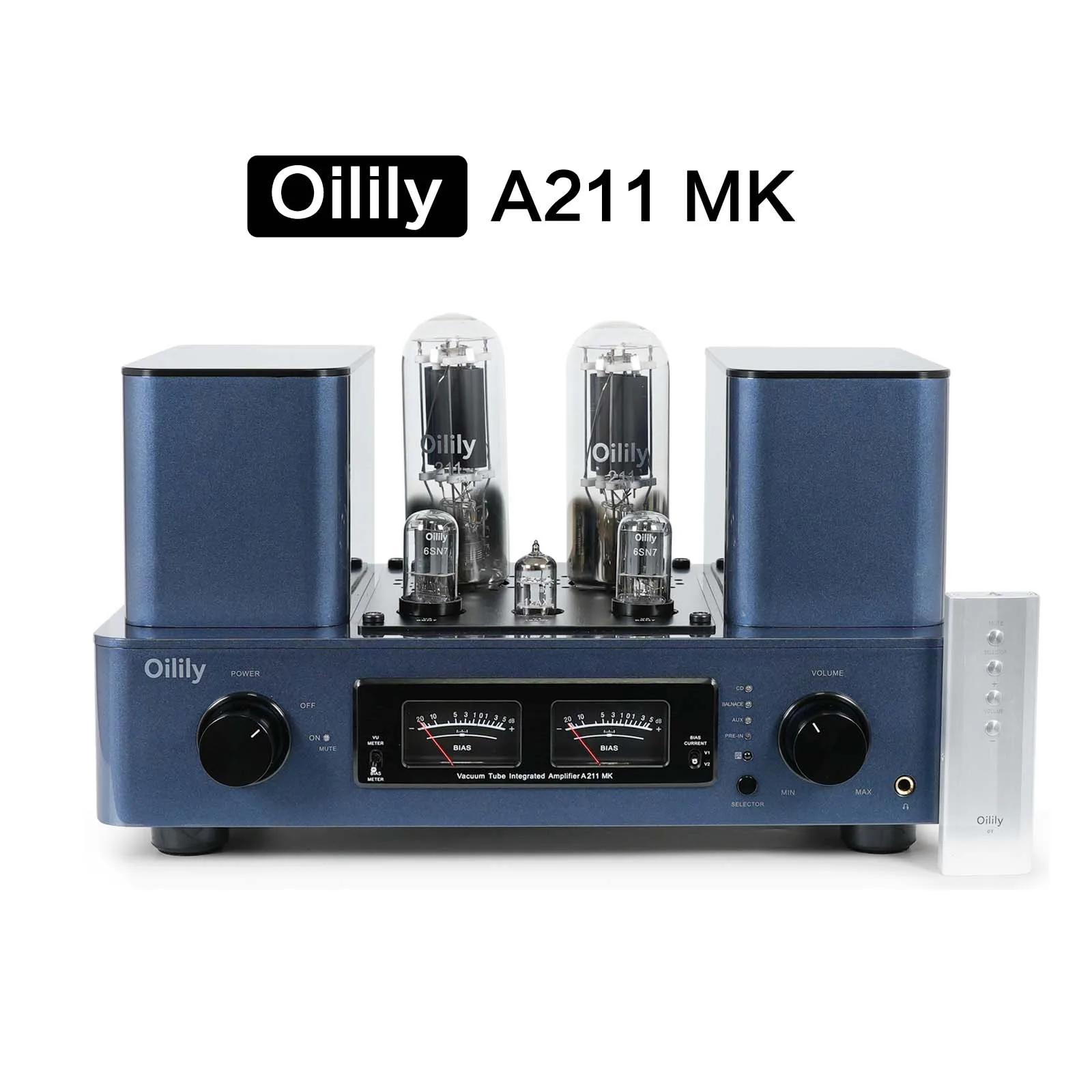 Oilily A211 MK Tube Amplifier: 211×2 Single-Ended Class A Integrated Amplifier, Hand-Built, High-End Hi-Fi Power Amplifier