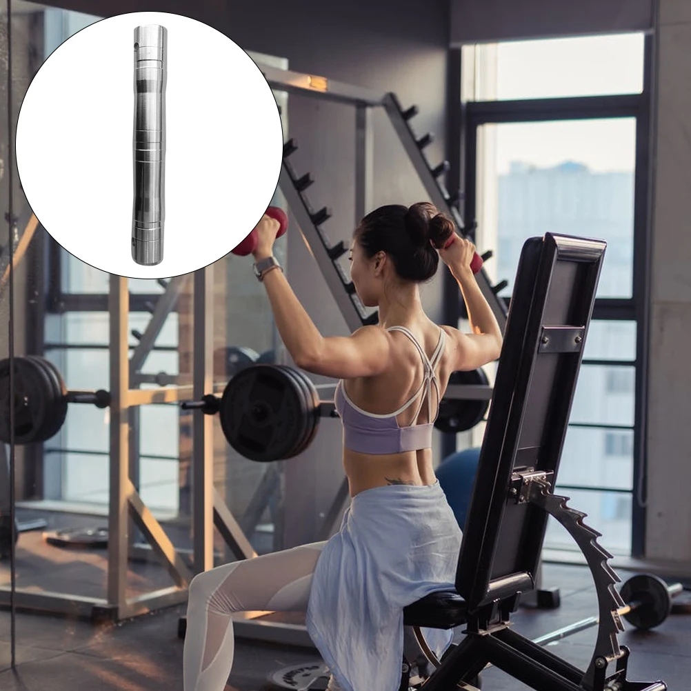 

Dumbbell Connecting Stainless Steel Durable Barbell Connector Gym Equipment Dumbbell Connecting Training Supplies