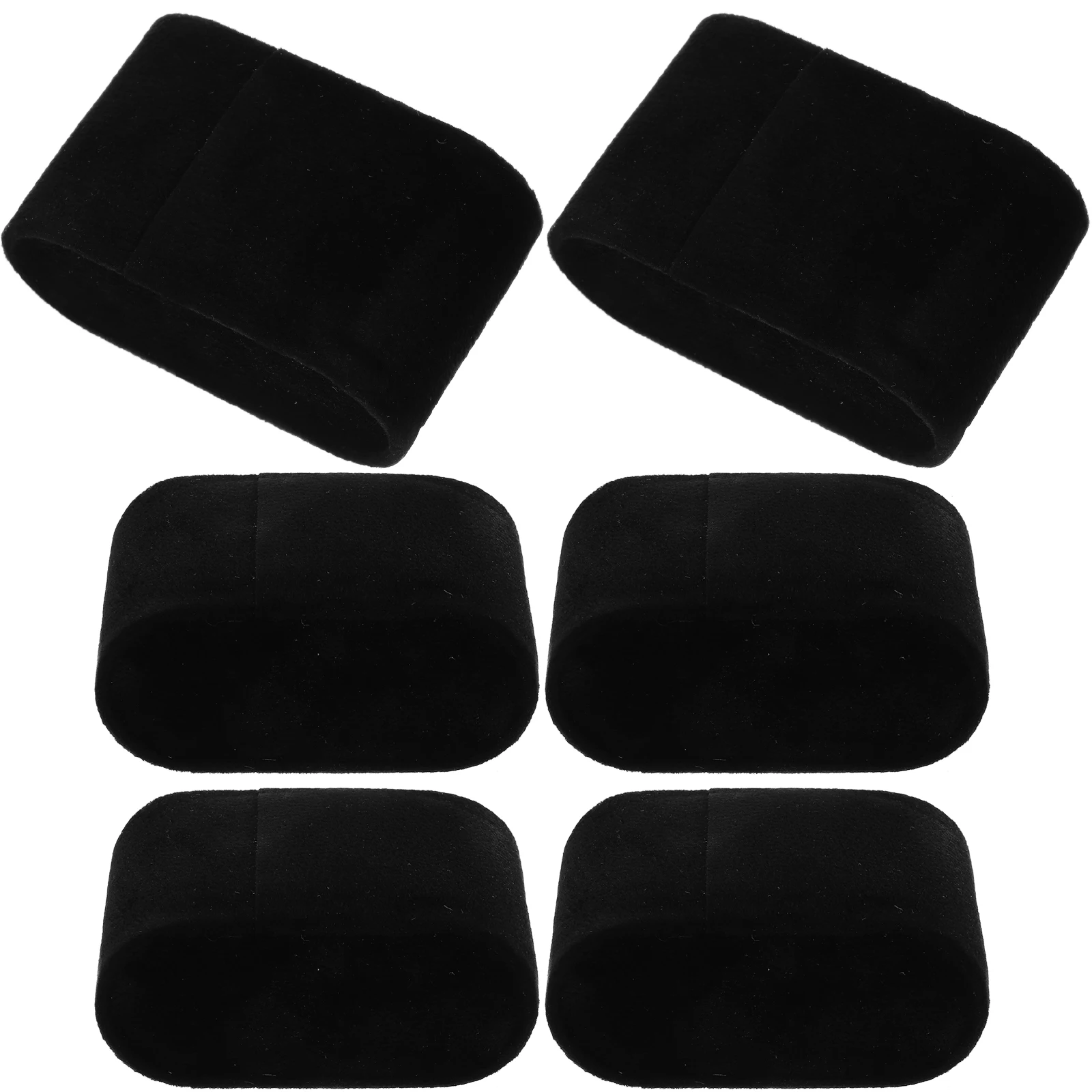 

6 Pcs Bracelet Pillow Watch Pillow Jewelry Display Pillows Black Bracelet Bangle Accessories Velvet Stable Holder