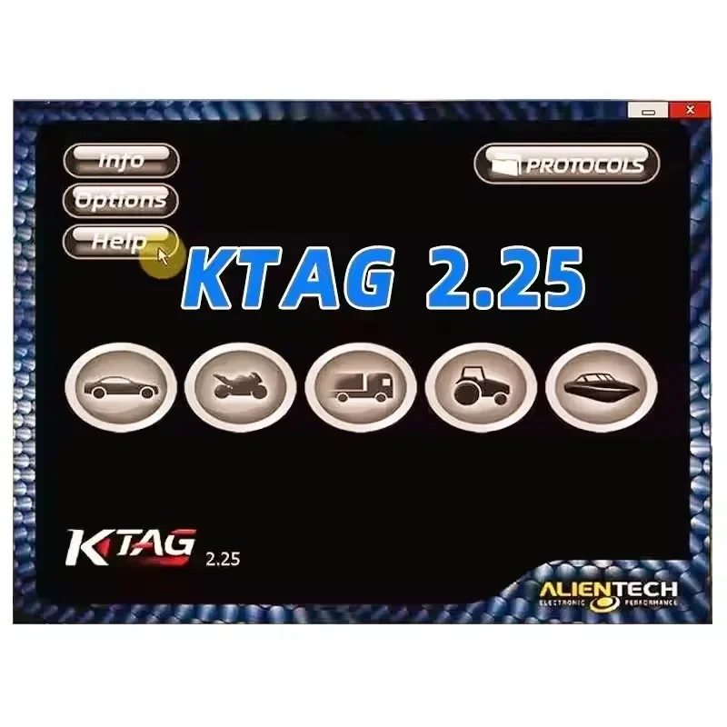KTAG 2.25 ECU chip programming tool repair software ktag 2.25 Diagnostic tools tuning auto ecu cars trucks 2024 new vci Program