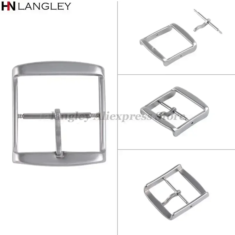 Stainless Steel Watch Buckles for Swatch Clasp Watch Strap Buckle 16mm 18mm 20mm 22mm Metal Pin Women Men Watch Accessories 1pcs