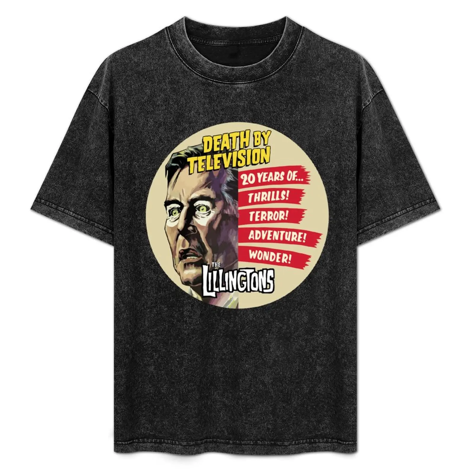 

The Lillingtons Death By Television T-Shirt t shirt custom print t for man man cotton man summer T-Shirt