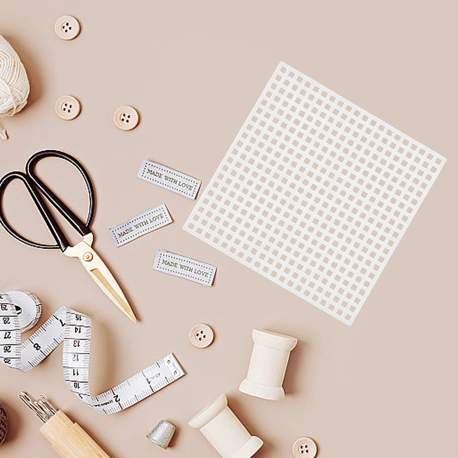 

10Pcs DIY Plastic Mesh Sheets Durable Woven Grid Pads for Bag Making Crochet Embroidery Craft Supplies Plastic Sheets