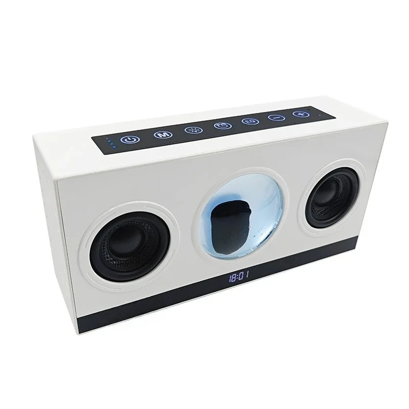 Bluetooth speaker subwoofer LED alarm clock overclocking surround sound
