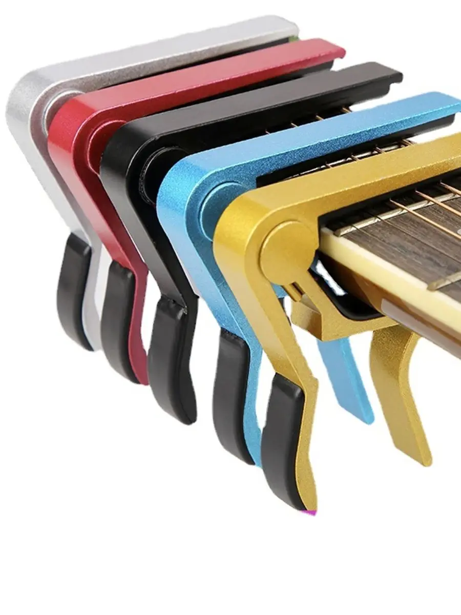 Neuer universeller Gitarren-Kapodaster aus Aluminiumlegierung – leichter und langlebiger Schnellwechsel-Kapodaster für akustische, elektrische und klassische Gitarren – Detail 1