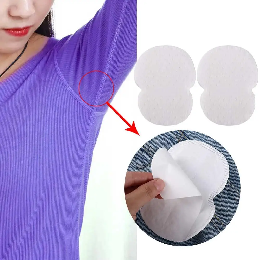 Men Women Cotton Pads Absorb Liners Clothes Deodorant Underarm Gasket Underarm Sweat Pads Armpit Sweat Pads Stop Sweat Stickers