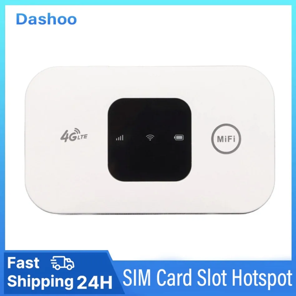 Per viaggi in ufficio domestico all'aperto Router 4G Lte Wifi wireless 2100mAh Hotspot mobile con slot per scheda SIM Hotspot Pocket WIFI 150Mbps
