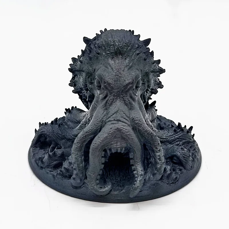 Octopus Monster Head Silicone Mold DIY Candle Resin Gypsum Silicone Mold Halloween Decoration Tool